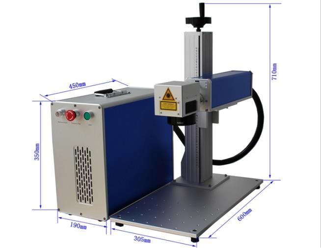 20w serat laser mesin ukiran logam portabel marker logam