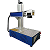 Desktop terpadu ERP docking laser Marking machine kanggo plastik hard