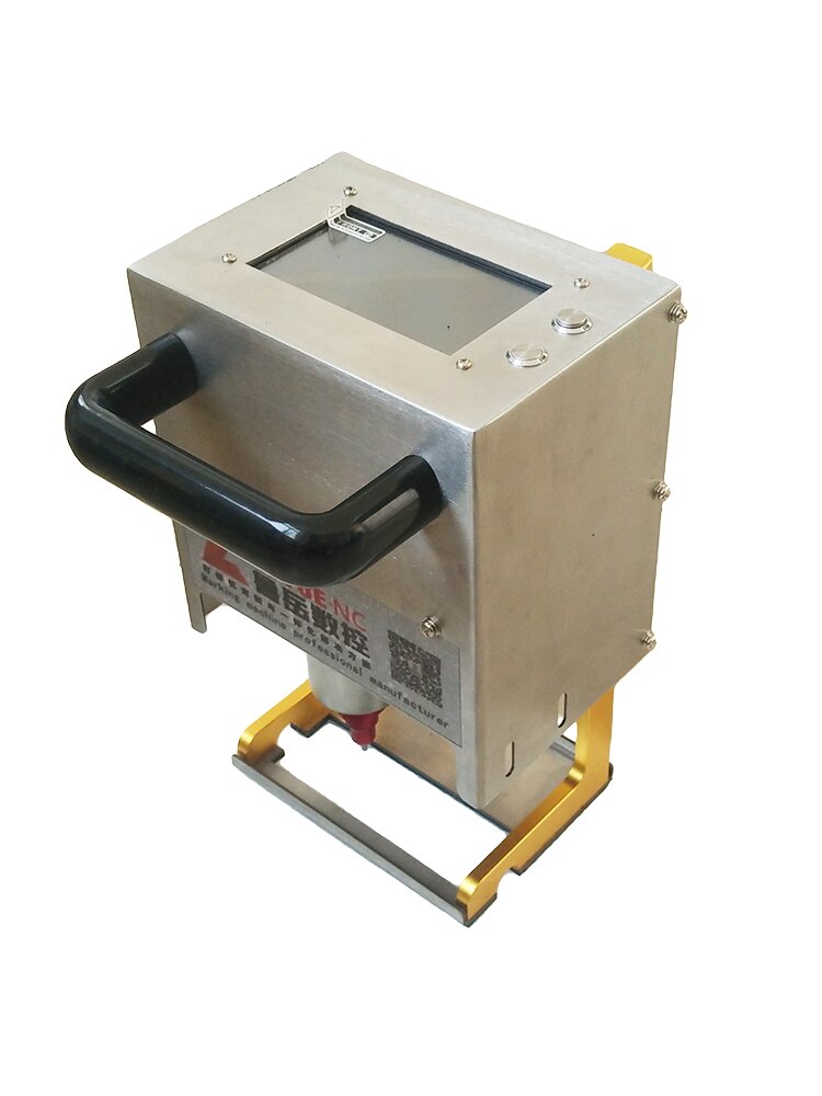 Mesin ukiran listrik genggem, mesin coding coding ril